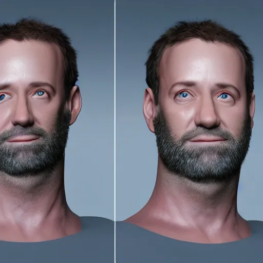 Image similar to hyperrealistic image of! trey parker!, stunning 3 d render, inspired by istvan sandorfi & greg rutkowski & thomas eakes & xiang duan, perfect facial symmetry, dim volumetric cinematic lighting, 8 k octane comprehensive render, extremely hyper - detailed, incredibly lifelike attributes, intricate, real flesh texture, masterpiece, artstation, stunning,