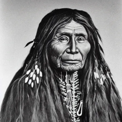 Image similar to haida tlingit portrait of chief seattle