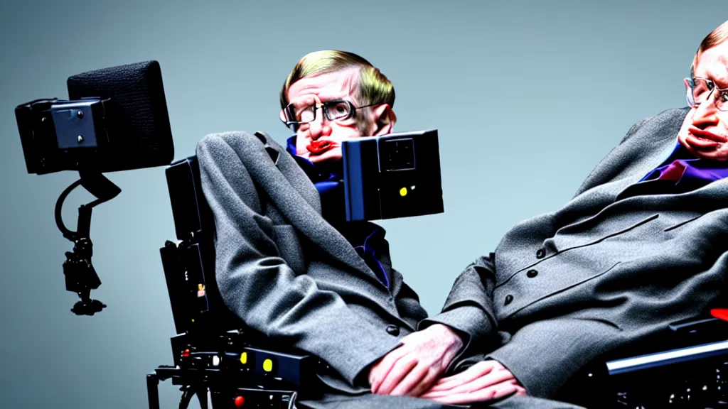 Prompt: stephen hawking in a marathon, professional photography, realistic, detailed, photorealistic