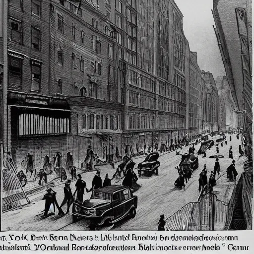 Image similar to a newyork street raided by million rabbit