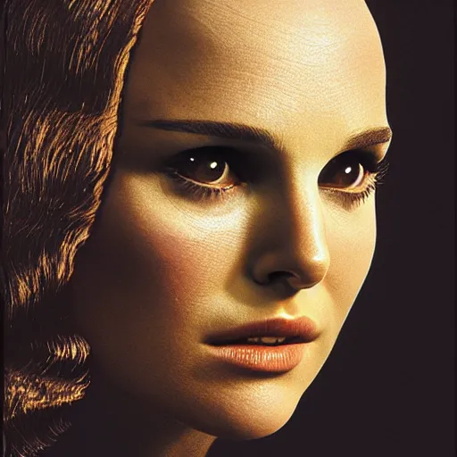 Prompt: Natalie Portman in Star Trek, 3/4 view, (EOS 5DS R, ISO100, f/8, 1/125, 84mm, postprocessed, crisp face, facial features)