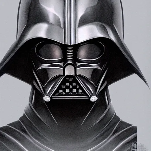 Image similar to original character art for darth Vader, final fantasy tactics art, portrait of darth vader’s face, original character design for darth Vader from final fantasy tactics, colorized pencil sketch, 8k, 4k