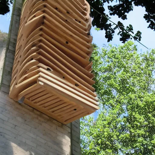 Image similar to large scale bat box designed by Norman Foster