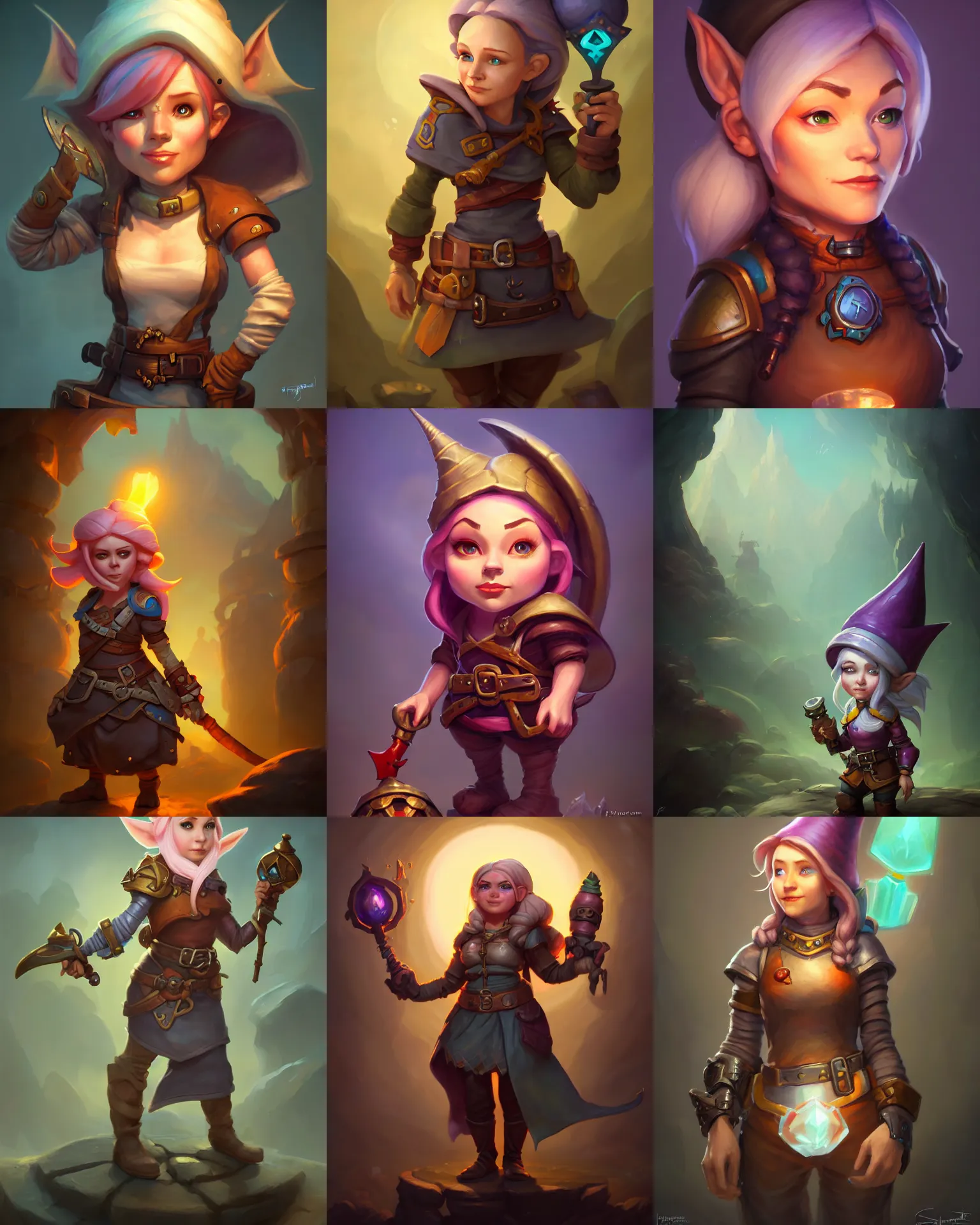Prompt: female gnome artificer, young adult, youthful, petite, beautiful, hatless, dnd character art portrait, matte fantasy painting, deviantart artstation, by jason felix by steve argyle by tyler jacobson by peter mohrbacher, cinema, ray tracing, global illumination, unreal engine 5