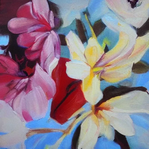 Image similar to painting by lilly pavlova