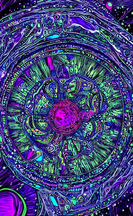 Prompt: spinel of klikidi, psychedelic, intricate, 4K,