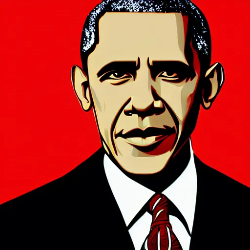 Prompt: obama in the style of akira