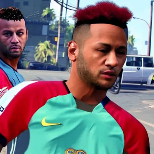 Image similar to neymar in gta v