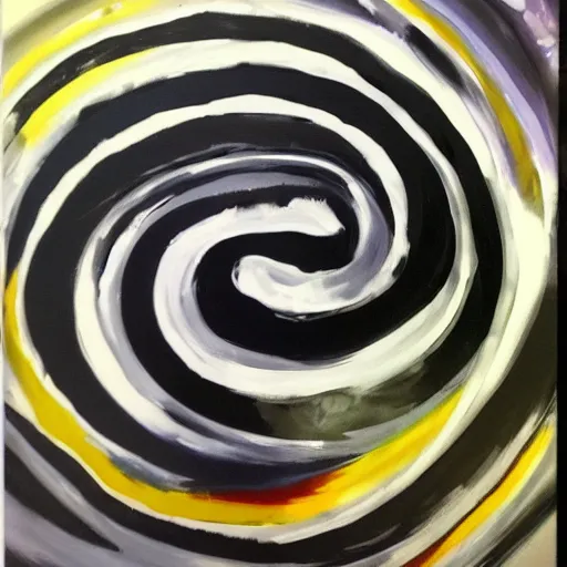 Image similar to acrylic swirl painting