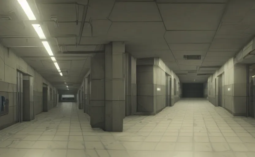 SCP 3000. Corridor by Rmianna, Concept Art, 2D