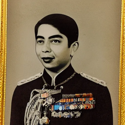 Prompt: portrait of Tunku Abdul Rahman