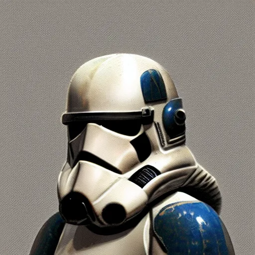 Prompt: a clonetrooper in fantasy artstyle, detailed