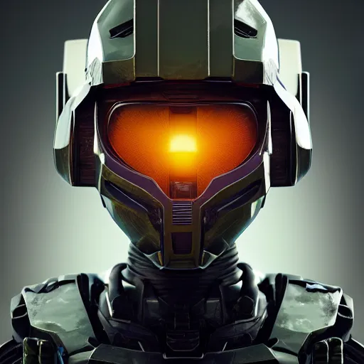 Image similar to sci-fi, helmet design, halo, duke-nuken, science-fiction, robot head, octane-render, cgi, blender, cinema-4d, maya, cgi, redshift