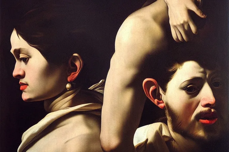 Prompt: impressive art by caravaggio