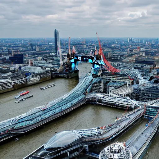 Prompt: london, futuristic