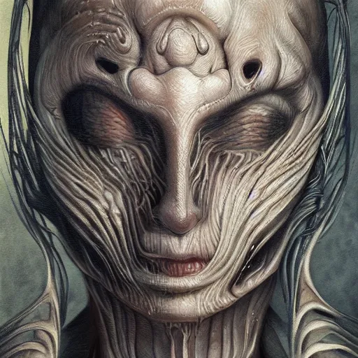 Image similar to https://s.mj.run/5e6bgH0udks, elegant, intricate, digital painting, airbrush painting, artstation, sharp focus, illustration, by HR Giger,