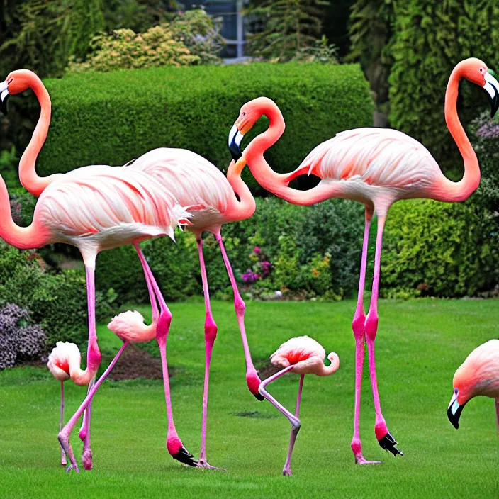 Image similar to flamingo lawn monsters at vanvcouver,british columbia,canada