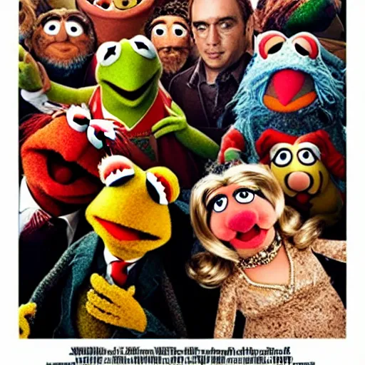 Prompt: Poster for the movie Muppets take Venezuela