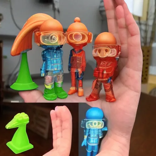 Prompt: photo of a 3 d resin printed toy for adults