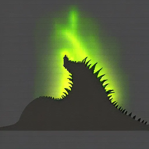 Prompt: godzilla pixel art, nft, deviant art, artstation top, opensea, highest selling, rtx enabled