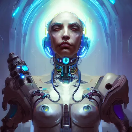 Image similar to a portrait of a beautiful cybernetic necromonger, cyberpunk concept art by pete mohrbacher and wlop and artgerm and josan gonzales, digital art, highly detailed, intricate, sci-fi, sharp focus, Trending on Artstation HQ, deviantart, unreal engine 5, 4K UHD image