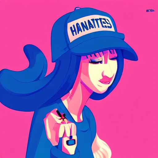 Image similar to 2 d character design, female rapper, vector art, digital art, portrait, 4 k, 8 k, sharp focus, smooth, illustration, concept art, music artist