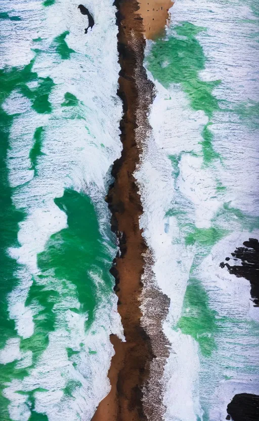 Prompt: a beautiful artwork illustration, twelve apostles Australia, drone shot, breathtaking clouds, high contrast, high contrast, high contrast, vibrant colors, vivid colors, high saturation, by Greg Rutkowski and Jesper Ejsing and Raymond Swanland, featured on artstation, wide angle, vertical orientation