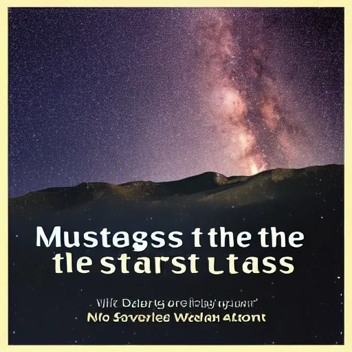 Prompt: messages from the stars