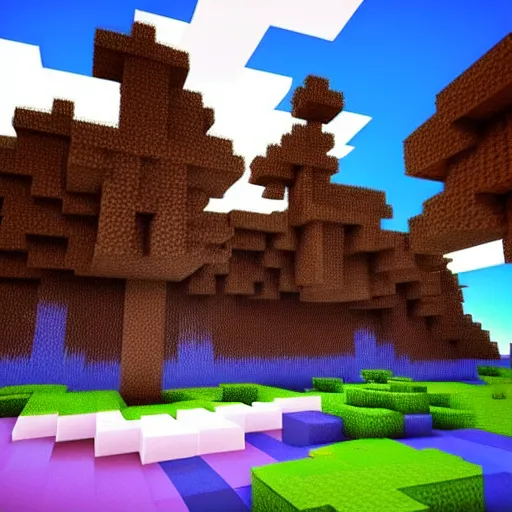 Image similar to HD minecraft animation, cinema4d