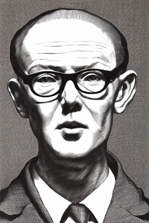 Image similar to a portrait a very ordinary person, by Gilbert and George, screenprint, anatomically correct, beautiful perfect face, sharp focus, Highly Detailed