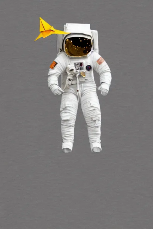 Image similar to origami astronaut