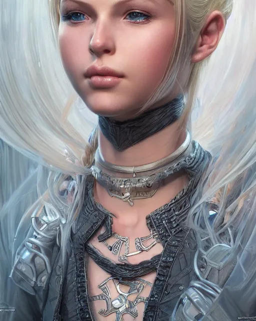 Image similar to human barbie portrait | highly detailed | very intricate | symmetrical | cinematic lighting | award - winning | closeup portrait | balthier final fantasy | painted by donato giancola and mandy jurgens and charlie bowater | featured on artstation