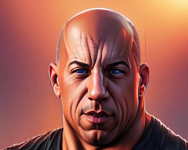 Image similar to a barrel of vin diesel. art by artgerm. highly detailed 8 k. intricate. lifelike. soft light. nikon d 8 5 0.