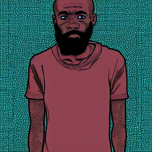 Prompt: portrait of mc ride, by laurie greasley and james stokoe, 4 k, 8 k