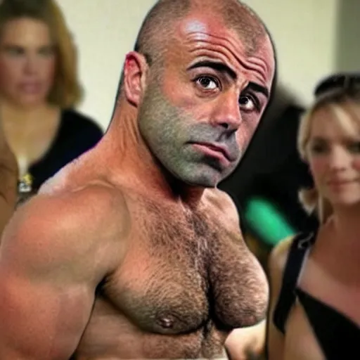 Prompt: joe rogan as a crossdresser