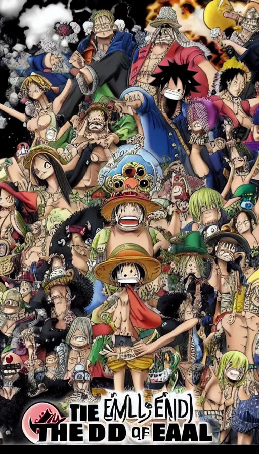 Image similar to the end of the world, from one piece