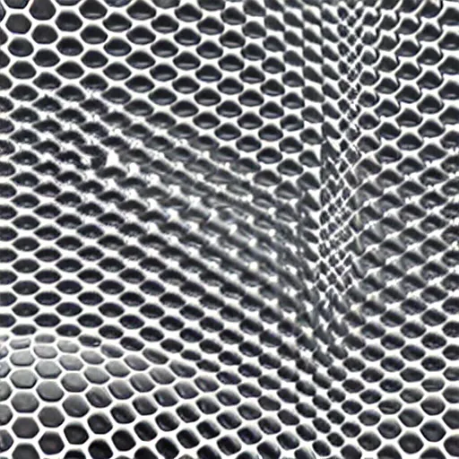 Prompt: uhd scanning electron microscope photo of new metamaterial consisting of carbon atoms in a lattice structure