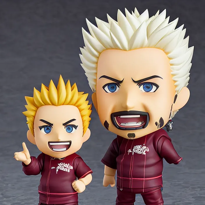 Image similar to Guy Fieri, An anime Nendoroid of Guy Fieri, figurine, detailed product photo