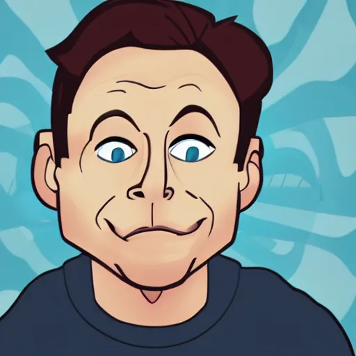 Prompt: Bored Ape NFT that looks like elon musk, cartoon style