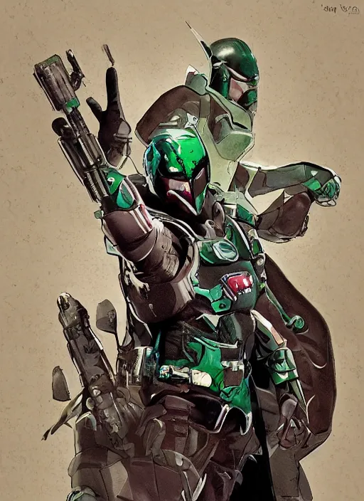 Image similar to batman x boba fett, digital art, character mashup, epic lighting, combination art