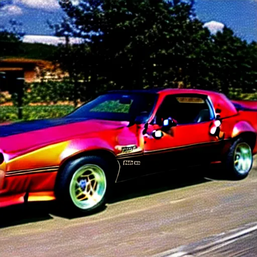 Image similar to a pontiac trans am from 1 9 8 6