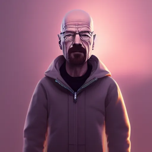 Image similar to walter white is a snowball, hyperdetailed, artstation, cgsociety, 8 k