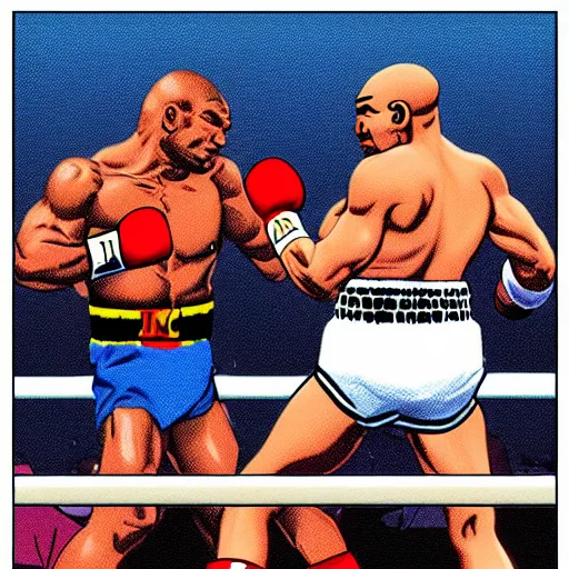 Image similar to mike tyson's punch - out!! toy