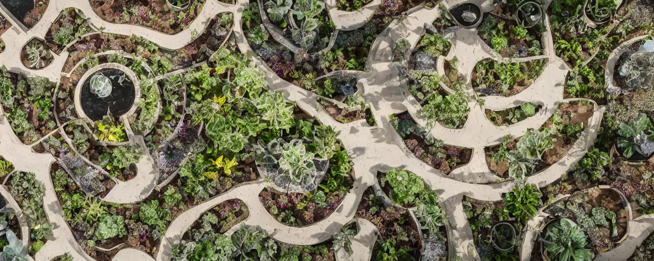 Prompt: aerial view of desert terraformation project, venus project, with snail-shaped biomimetic architecture, mini amphitheatre, mini lake, vertical vegetable gardens, robotic drones, XF IQ4, 150MP, 50mm, F1.4, ISO 200, 1/160s, natural light