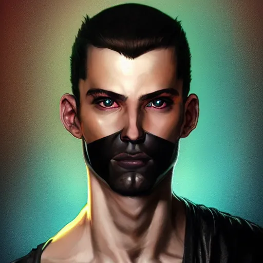 beautiful portrait of a niko bellic, art by wlop and