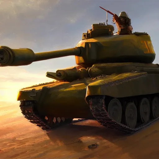 Image similar to book in the shape of a tank, oil painting, artstation, dramatic lighting,, beautiful