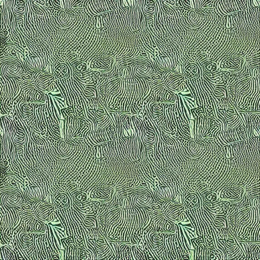 Image similar to beautiful and artistic mycelium on a fantastic planet and unusual inhabitants of the oceans, protozoa, amoeba, diatoms, highly detailed, pattern with optical illusion, tiling texture repeating fabric pattern