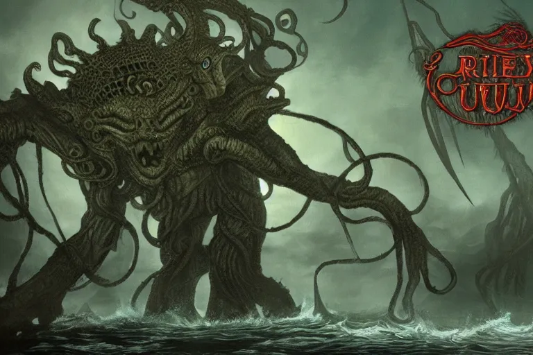 Image similar to highly detailed rise of cthulhu wallpaper