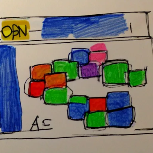 Image similar to this is open source, drawn by a 5 year old