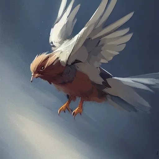 Image similar to Pidgeot ,Greg rutkowski, Trending artstation, cinematográfica, digital Art